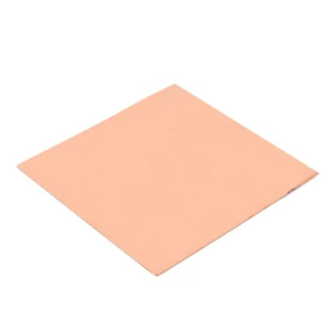 Медный лист толщиной 0,2 мм, 1 шт., 99.9% чистая медная фольга Cu металлическая пластина для сварки и пайки 100*100 мм