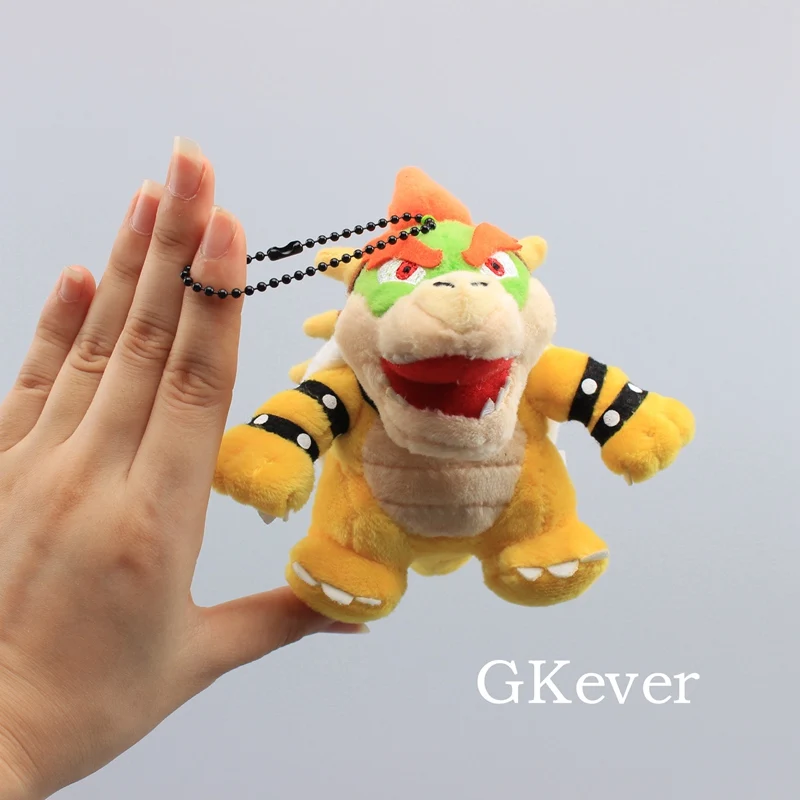3 цвета Super Mario Bros. Bowser плюшевый Купа кукла для ключей, игрушка с оригинальной упаковкой(13 см