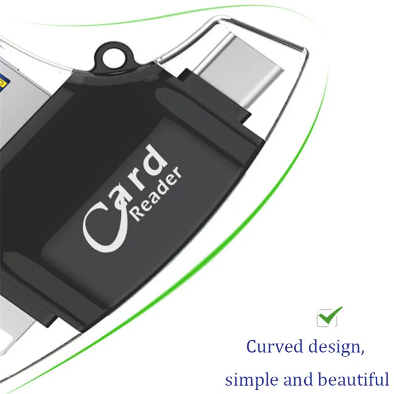 Type C Micro SD Card Reader 4 in1 OTG Flash Memory For iPhone iPad Samsung MacBook Adapter | Компьютеры и офис