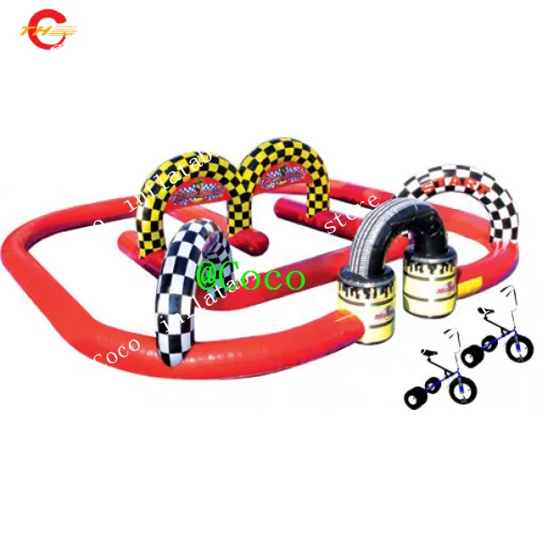 Бесплатный воздушный корабль до двери надувной гоночный трек Go Karts дешевый karts