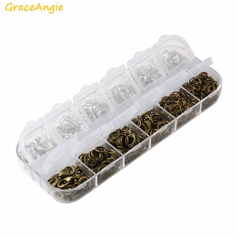 GraceAngie 642 шт. оптовая продажа застежки карабины разных размеров винтажная