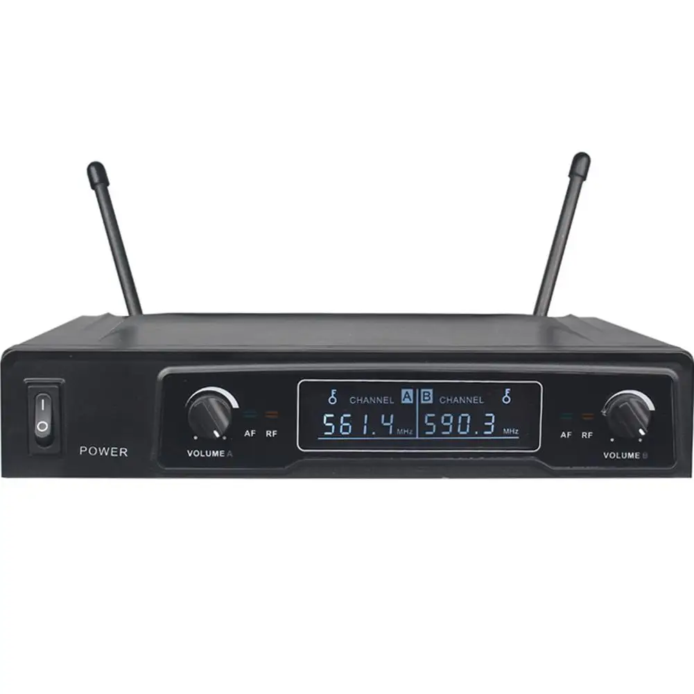 EastVita FB U10 двухсторонний цифровой UHF беспроводной микрофон с 2 металлическими ручками r25|Микрофоны| |