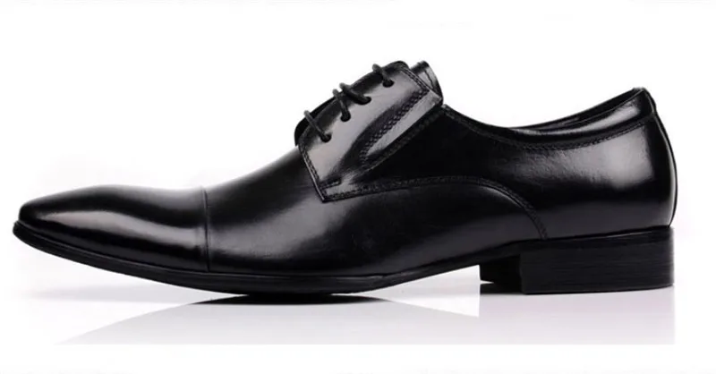 Свадебные туфли-оксфорды цвет коричневый черный мужская деловая обувь модельные