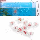 10 шт. воздушный линейный насос односторонний обратный клапан аквариумный Co2 водяной воздушный насос