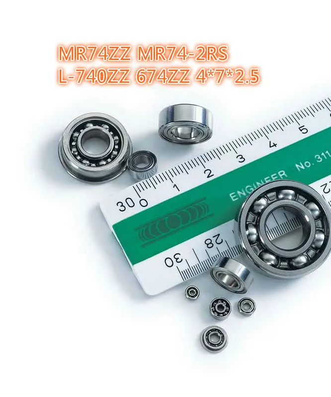 5 шт. Миниатюрный подшипник MR74ZZ MR74 2RS L 740ZZ 674ZZ 4/7 2. подшипников для tranmition