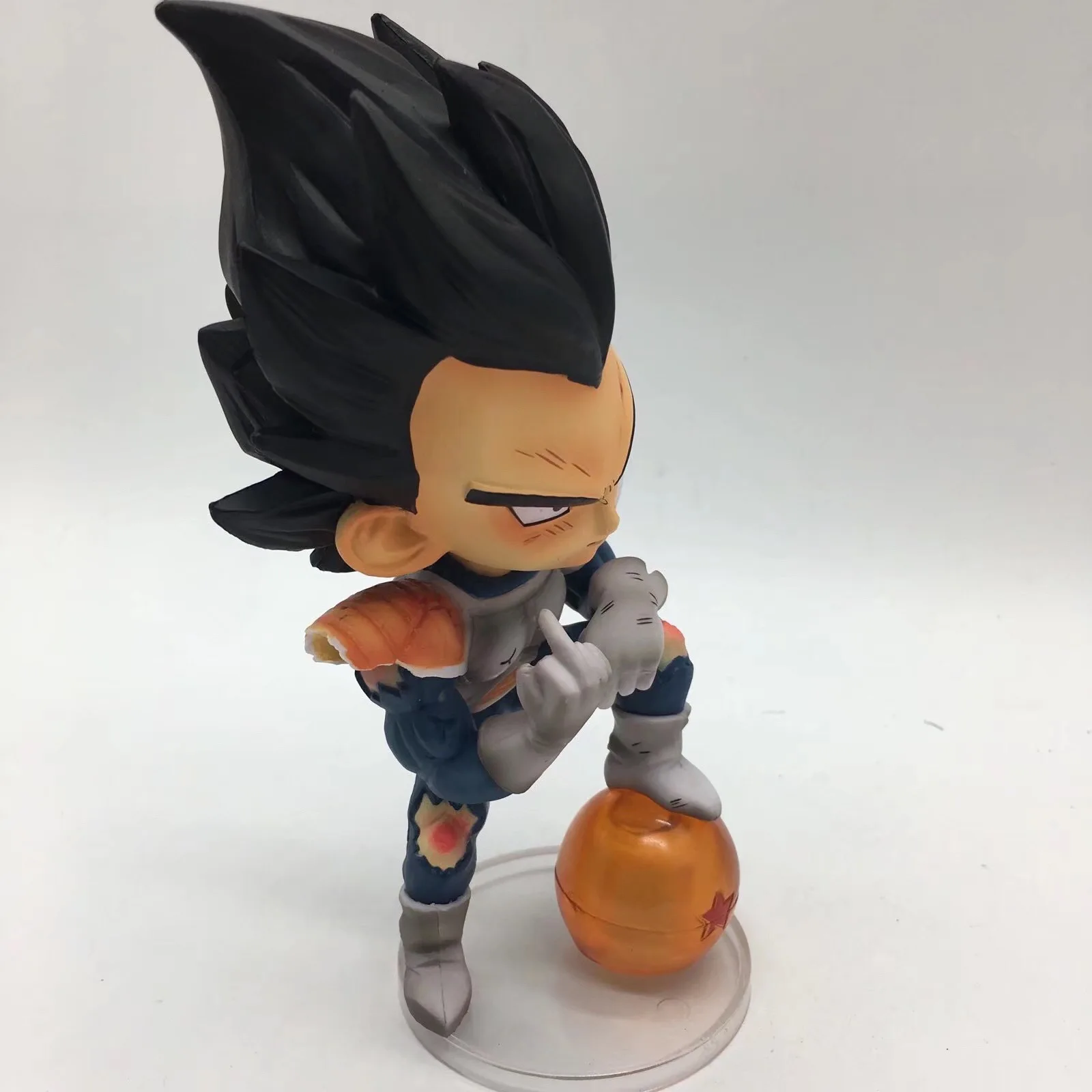 Dragon Ball Z Вегета Забавный средний палец фигурка супер сайяна модель игрушки| |