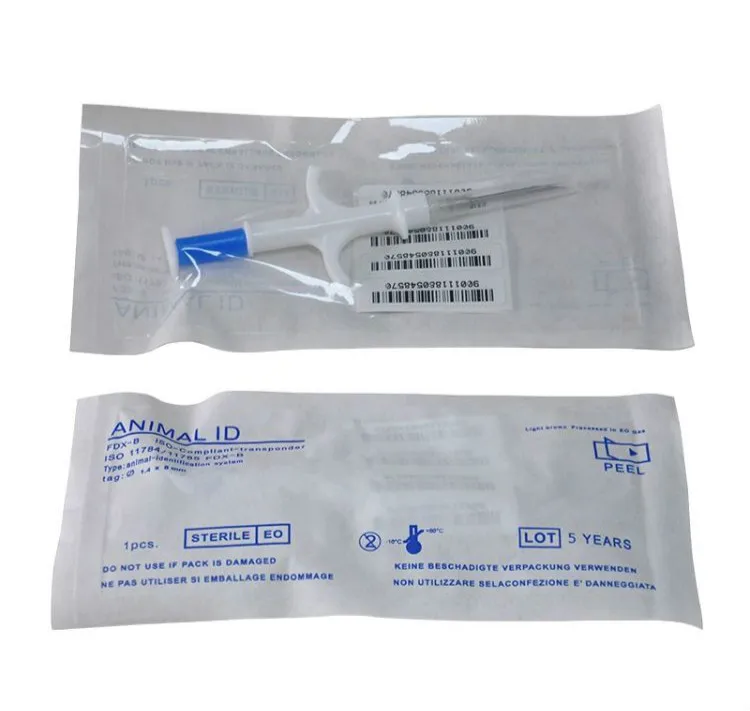 20pcs x2.12x12mm ISO FDX-B Pet RFID чип ридер OLED дисплей портативный животных микрочип сканер для собаки кошки - Цвет: 20pcs x2.12x12mm