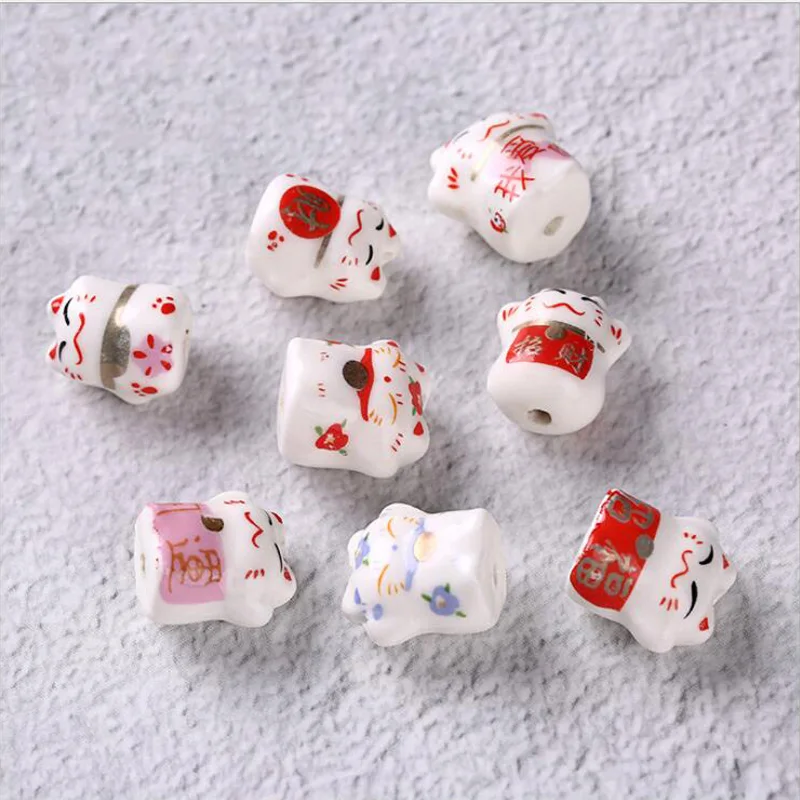 30 шт. милые керамические бусины для самостоятельного изготовления ювелирных