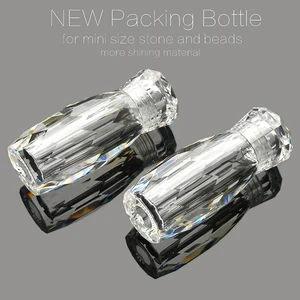 1 бутылка Блестящий микро Бисер Икра декорация коробка для дизайна ногтей аксессуары Стразы мини крошечные бусины ювелирные изделия пустая бутылка 6,3*2,5 см