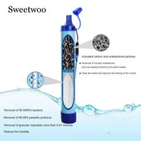 outdoor water purifier camping hiking emergency life survival portable purifier water filter