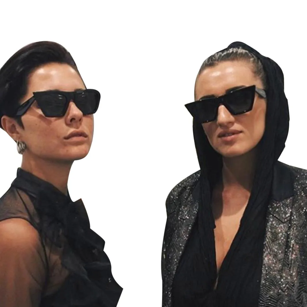 Sunglassess, женские модные негабаритные солнцезащитные очки, Ретро стиль, кошачий глаз, защита от солнца, UV400, очки, солнцезащитные очки для женщин