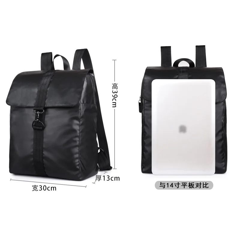 

New Polyester Travel Backpack Men's Casual Fashion Student Bag Female Backpack Computer Cloth Bag