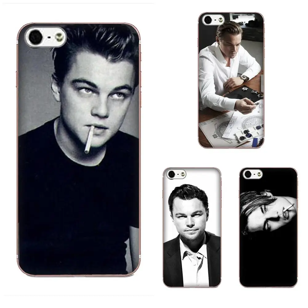 Leonardo Dicaprio Young White Swan Portrait TPU Skin Paintin для Xiaomi Redmi Note 2 3 3S 4 4A 4X 5 5A 6 6A Pro Plus|Чехлы-накладки|