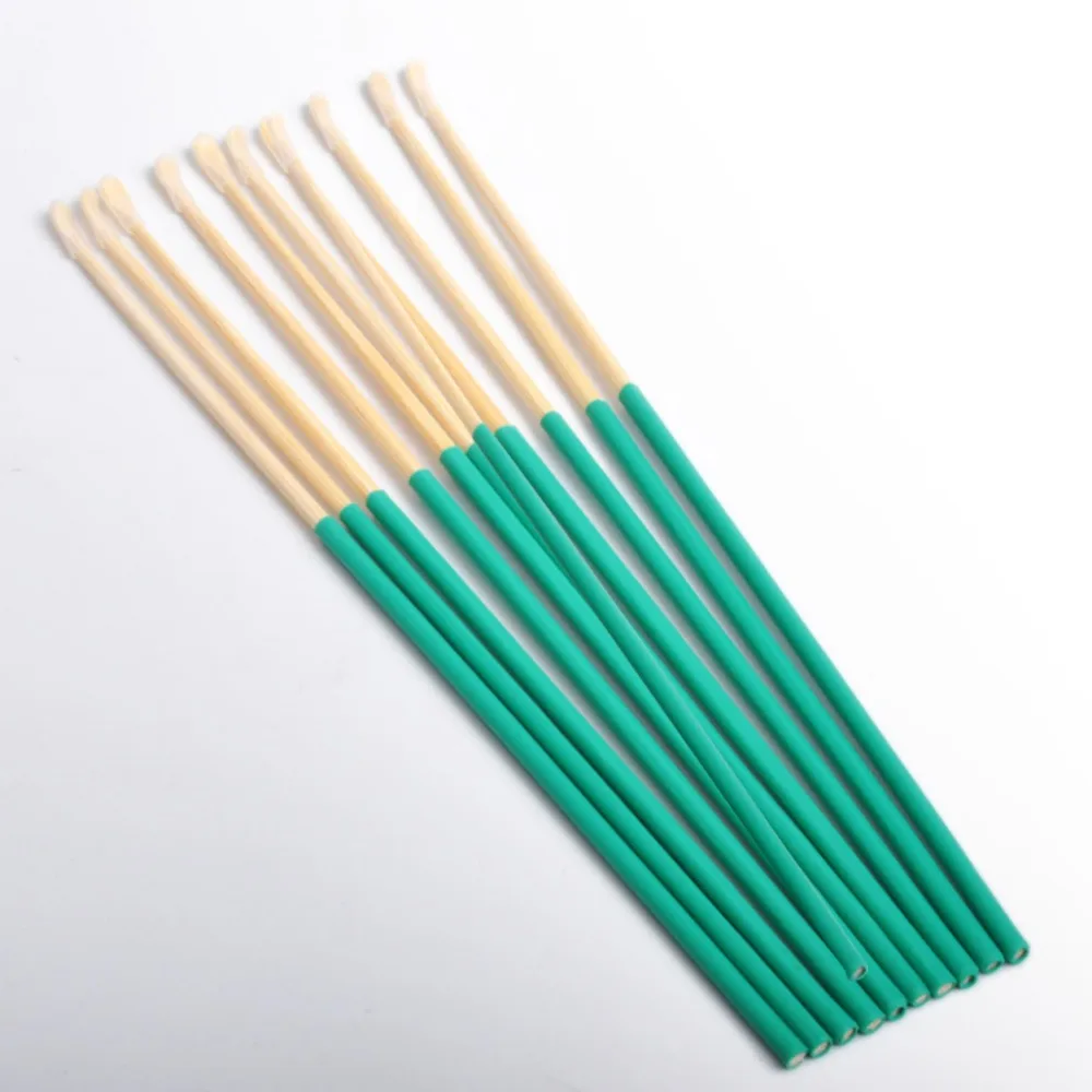 

3 шт. бамбуковая деревянная ложка для чистки ушей, противоскользящая Зеленая резиновая ручка для удаления ушей с мягким силиконовым покрыти...