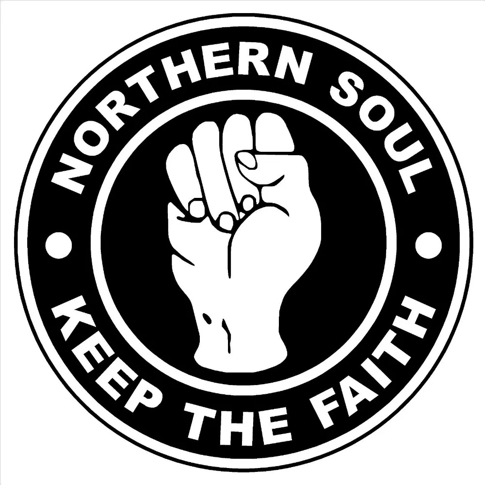 NORTHERN SOUL KEEP THE FAITH LOGO Vinyl wall art sticker Home decor Bedroom Living Room Wall Decals Mural Wallpaper D354 | Дом и сад