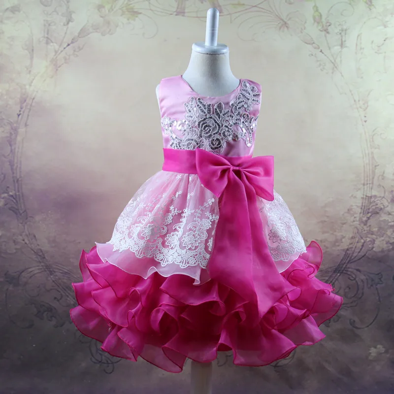 2017 new summer boys Girls Kid Big bow lace princess dress comfortable cute baby Clothes Children Clothing | Детская одежда и