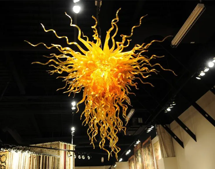 

Contemporary Murano Glass Large Modern Chandeliers High Ceiling Art Decorative Chandelier Lamps AC 120v/240v