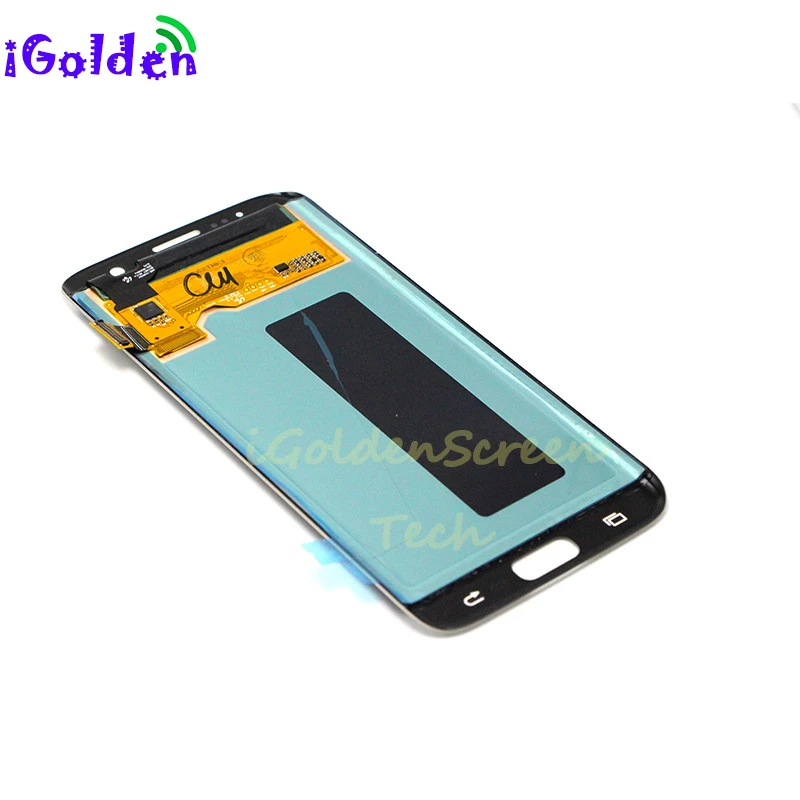 ЖК-дисплей с рамкой для SAMSUNG GALAXY S7 EDGE G935 G935F сенсорный экран дигитайзером в сборе