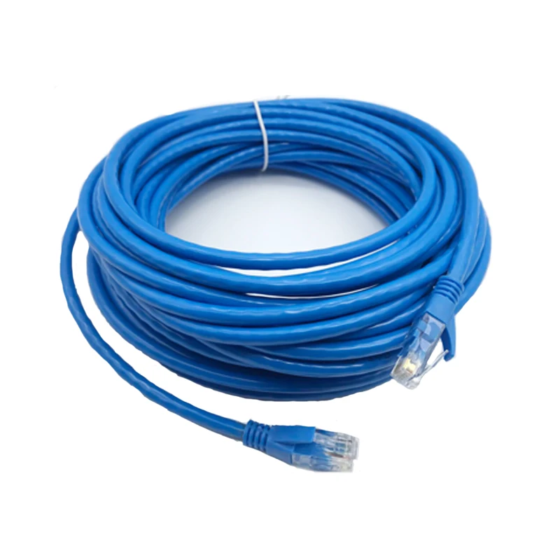 Ethernet кабель 10 м 15 20 25 Cat5 Cat5e RJ45 соединительный Интернет сети синий Штекерный ADSL|adsl