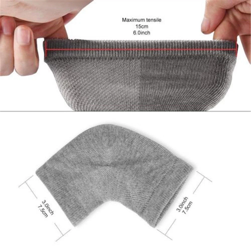 Влагу пятку Носки силиконовые носки с гелевой подошвой каблук защитной