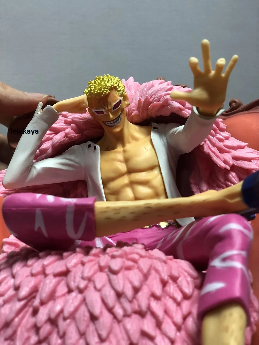 1 шт. японского аниме one piece GK Donquixote Doflamingo сидячая статуя Ver. 1/7 Масштаб ПВХ фигурка модель игрушки кукла
