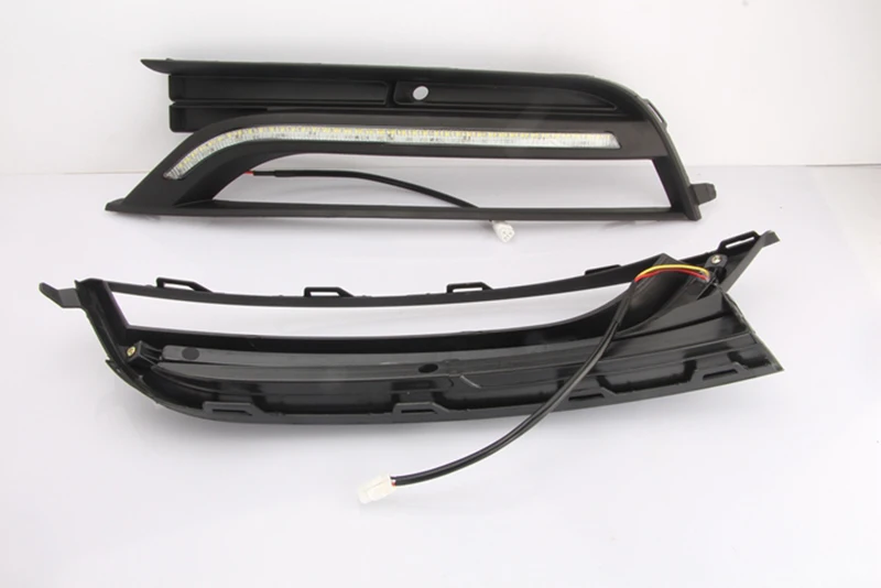 1 пара автомобильных мигающих дневных ходовых огней для Volkswagen VW Passat 2013 2014 2015 B7