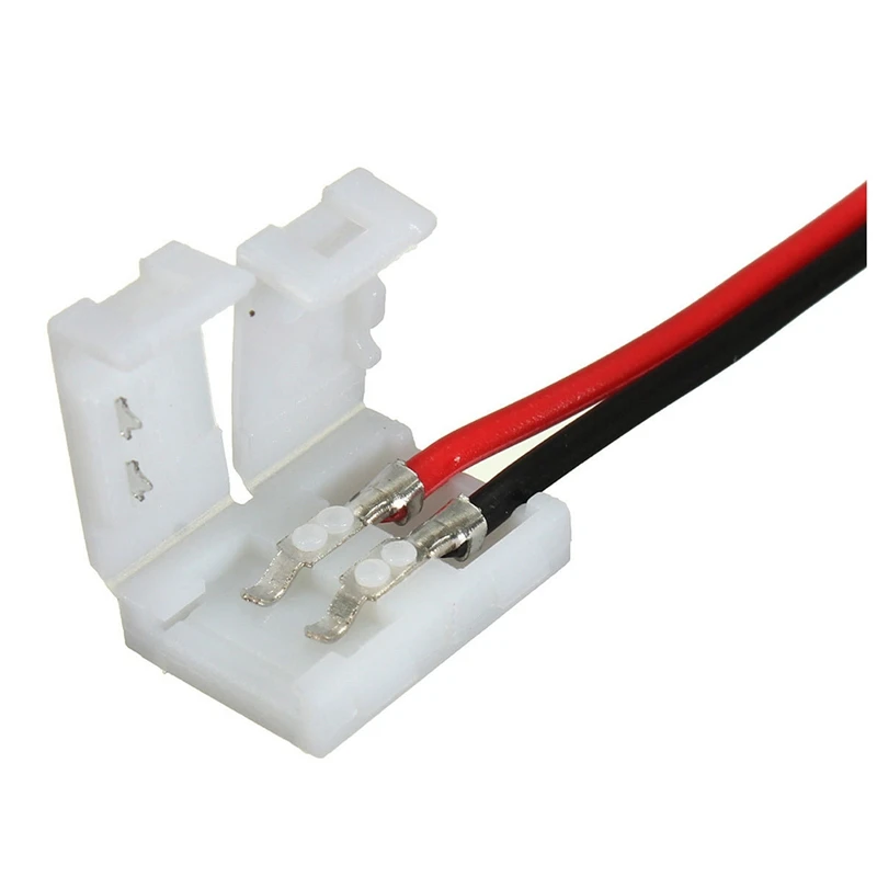 10 шт PCB 2 PIN светодиодный разъем с кабелем для 3528/5050 одиночный цветной адаптер |