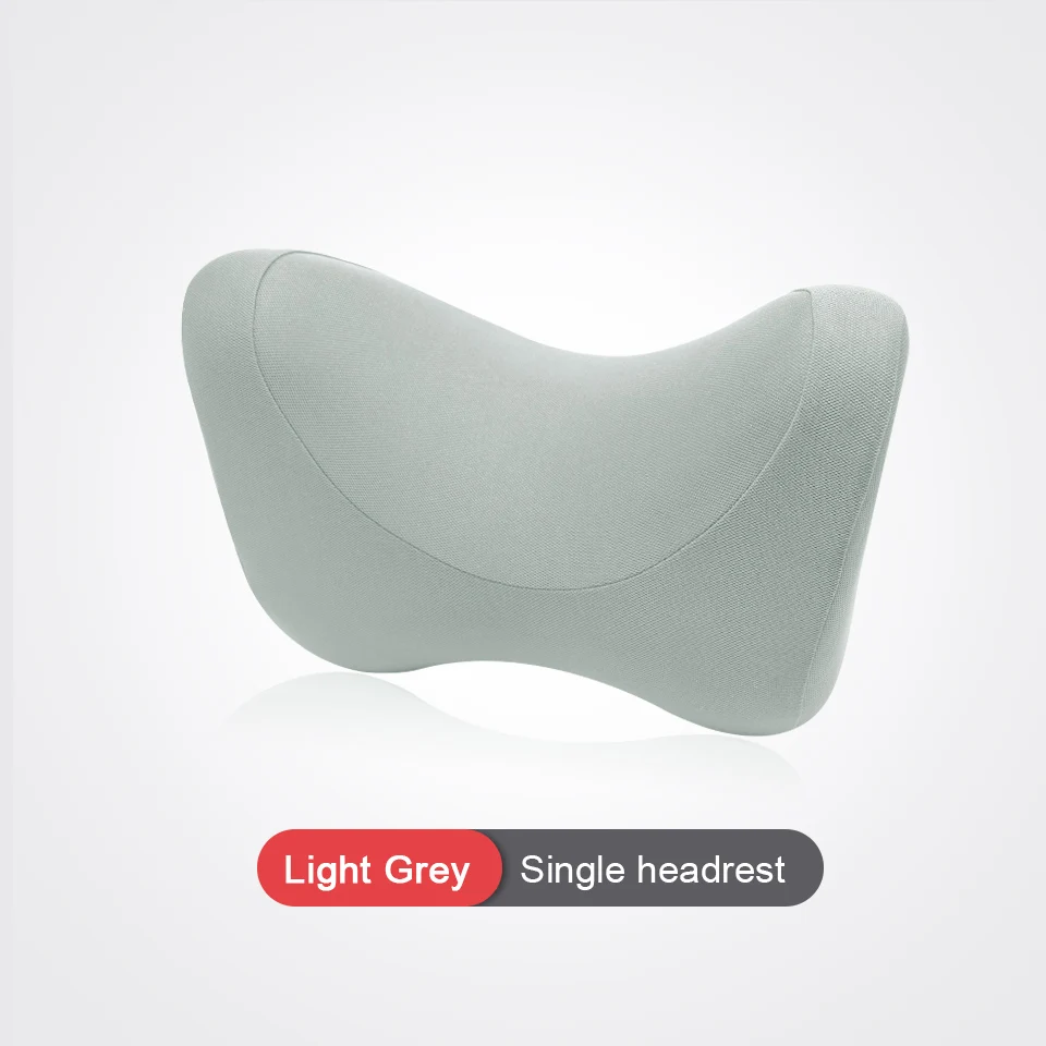 Light Gray Pillow LOEN U форма пены памяти подушка для автомобильных путешествий подушки для шеи, чтобы облегчить усталость авто подголовник поясничного Поддержка автомобиля офис - Цвет: Light Gray Pillow