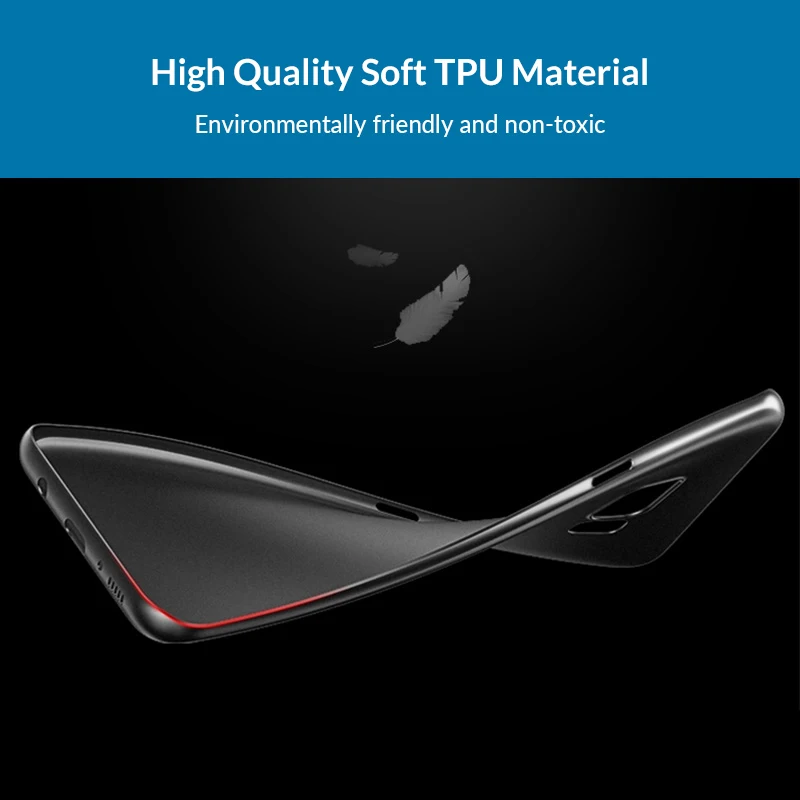 TOPK ультра тонкие мягкие из термополиуретана чехол для телефона samsung Galaxy S9 S8 Plus S7