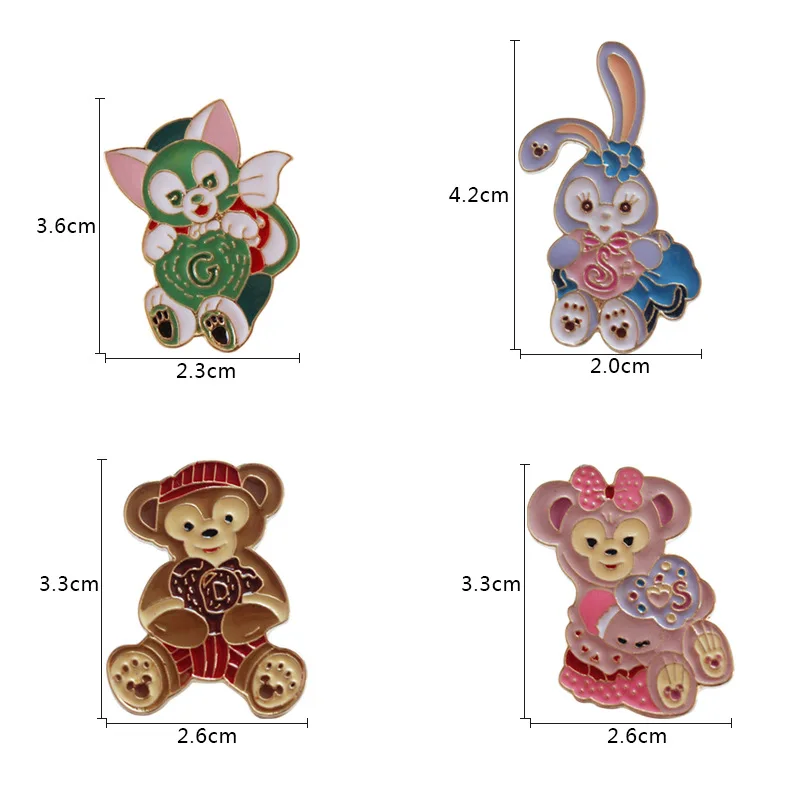 Lovely Cartoon Rabbit Bear Cat Brooch Fashion Collar Pin Alloy Brooches | Украшения и аксессуары