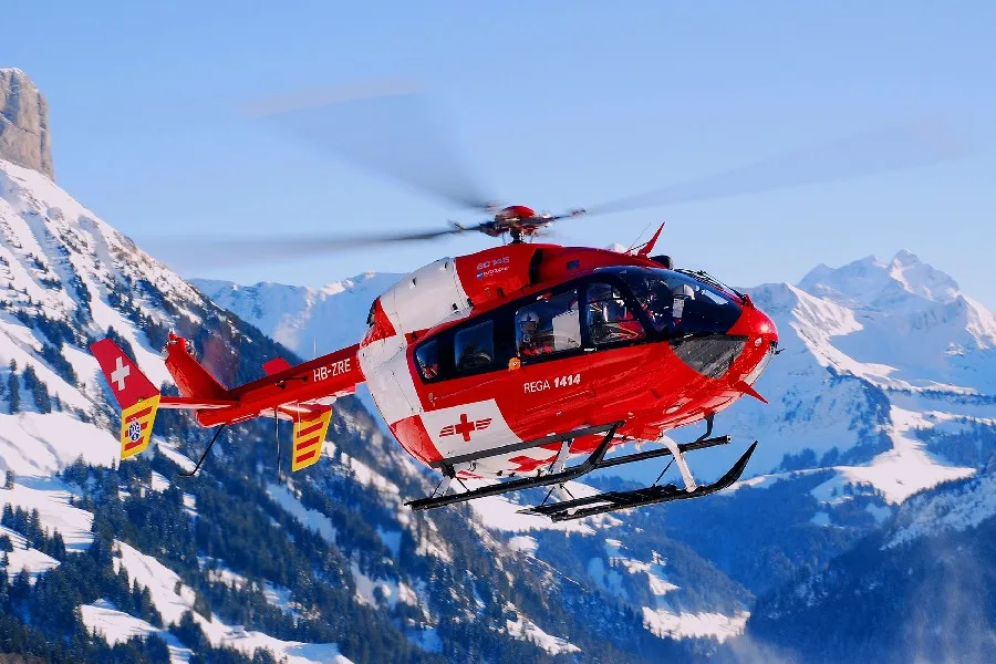 Switzerland Mountain Helopter Aircraft Fabric Silk Poster Print Home Decoration B0917-42 | Дом и сад