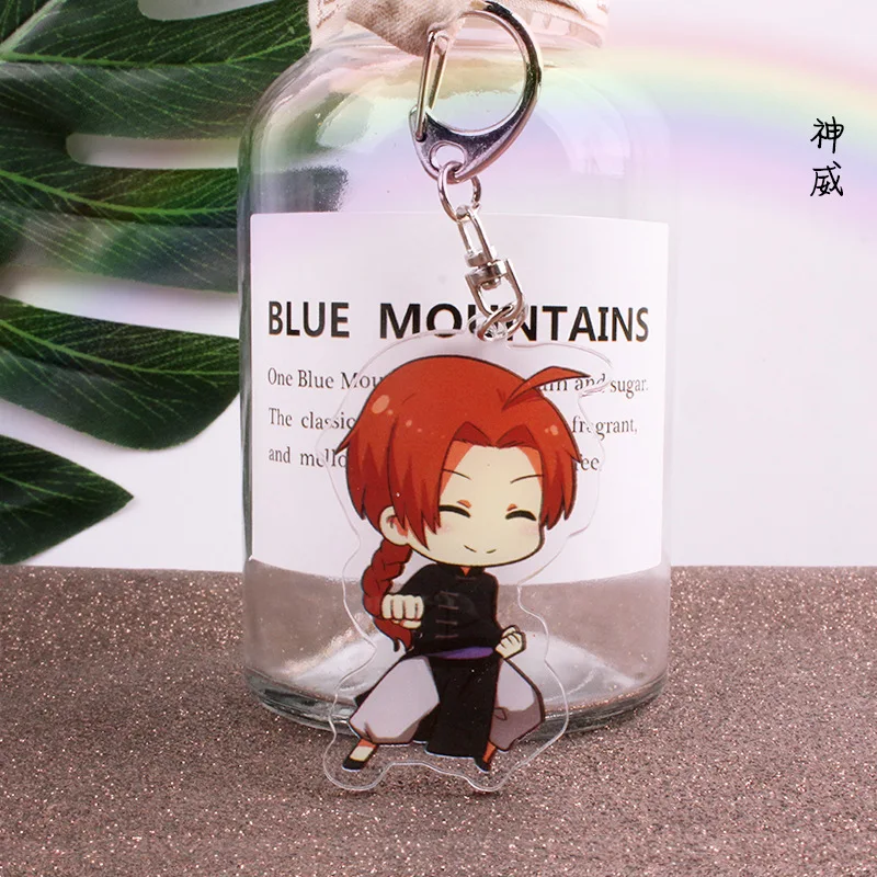 Аниме Gintama брелок японский мультфильм Gintoki Sakata акриловый автомобильный брелок Подвеска Брелки ювелирные аксессуары
