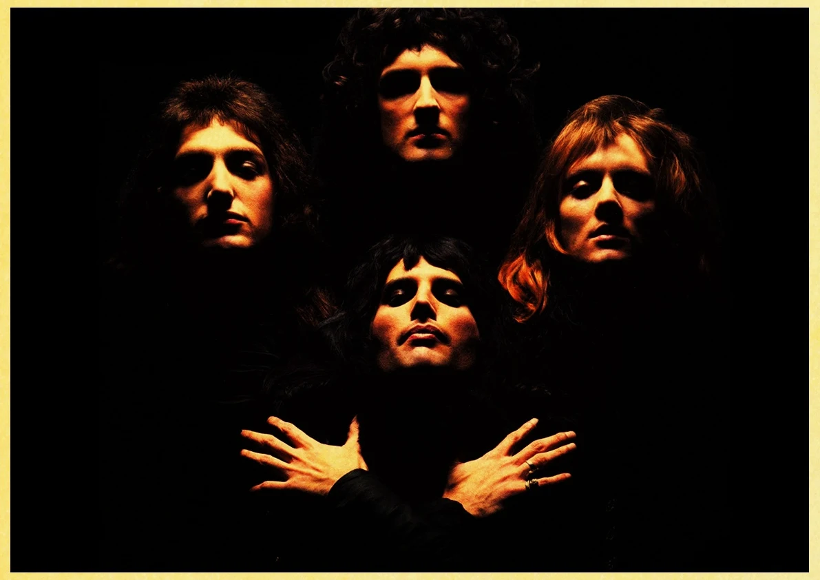 E135 Винтаж Bohemian Rhapsody Фредди Меркури Queen музыкальный постер фильма крафт Бумага современный дом номер Декор стен - Цвет: E135