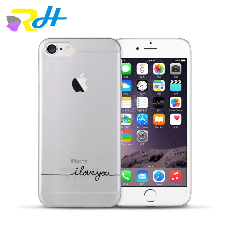 Чехол для Apple iPhone 5 чехол 6 6s 7 8 Plus X Xr Xs Max мягкий жесткий из ТПУ телефона с рисунком