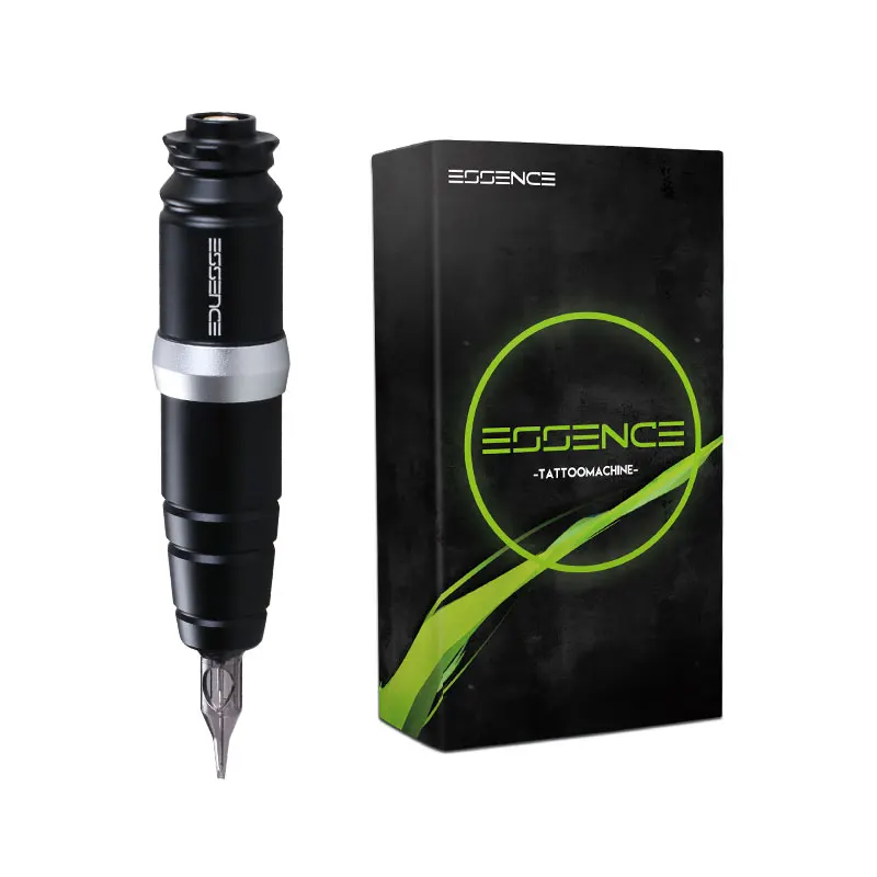 Single Pen-Essence Профессиональная двойная ручка, набор для татуировки, Вращающаяся ручка, машина для перманентного макияжа, наборы, разные размеры, картридж, иглы, боди-арт, набор инструментов - Цвет: Single Pen-Essence