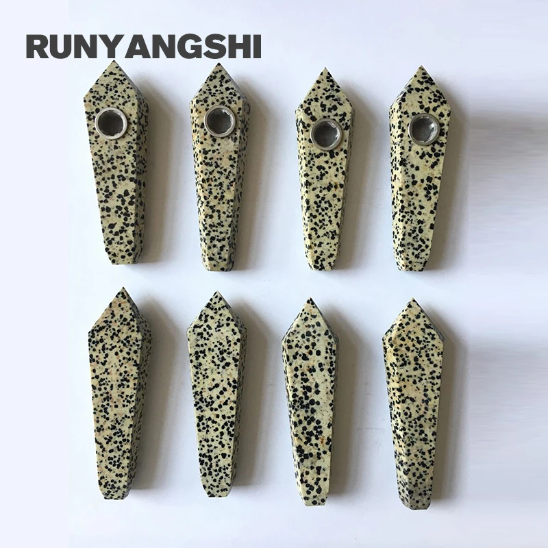 Runyangshi 1 шт. натуральный кристалл курительный фильтр для труб кварцевый камень