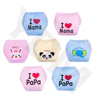 1 шт. Детские тренировочные штаны трусы Многоразовые Детская Пеленка из моющейся ткани подгузники водонепроницаемые хлопковые подгузники