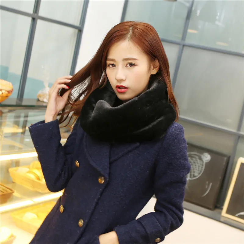 Осень-зима 2019 кашемировый шарф для девочек из искусственного меха мальчиков пара