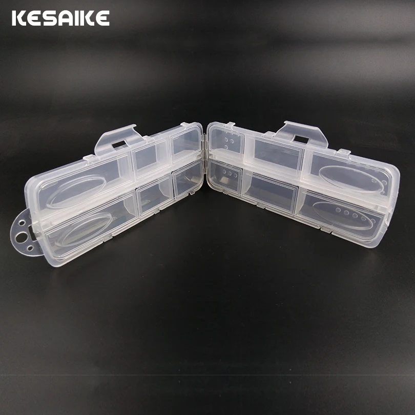 KESAIKE 16.5cm Fishing Box Accessories Lures Bait Case Transparent Shrimp Boxes for Tackle Fish Baits Tools | Спорт и развлечения