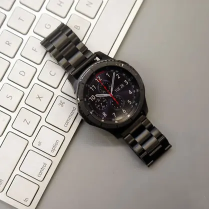 Ремешок для часов Huami Watch 1 роскошный браслет из нержавеющей стали Samsung Gear S3 Classic