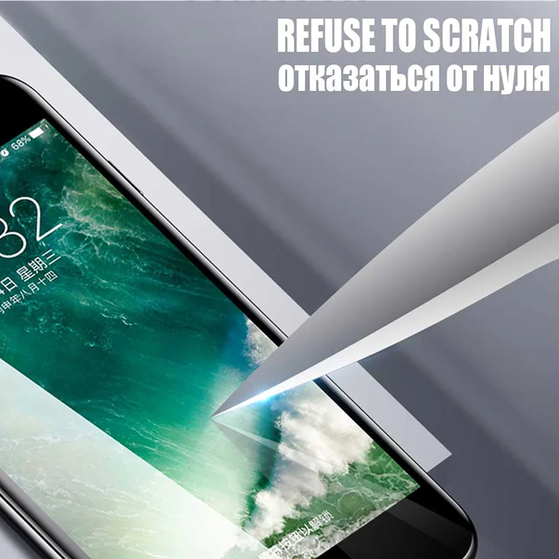9D Защитное стекло для iPhone 6 6S 7 8 plus X на iphone R XS MAX защита экрана XR|Защитные стёкла и