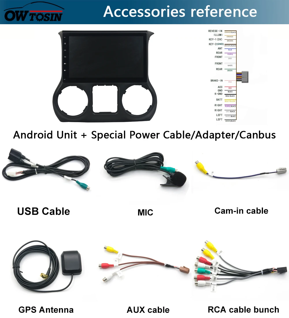 10," ips 8 ядерный 4G+ 64G Android 9,0 для Jeep Wrangler 3 JK 2011 2012 2013 автомобильный dvd-плеер радио gps Parrot BT