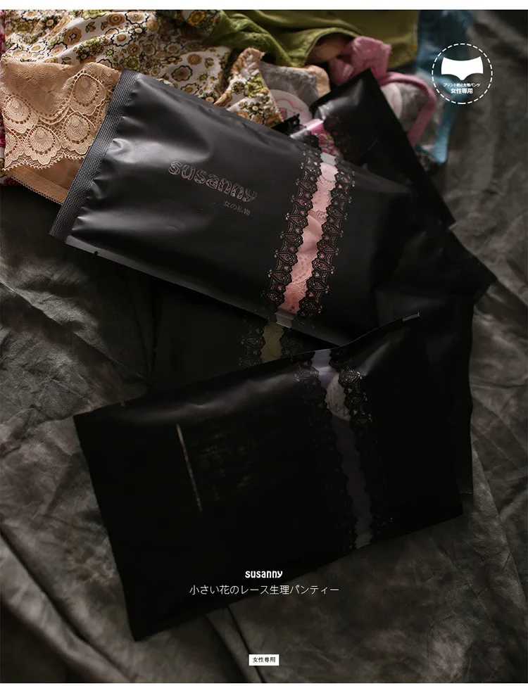 Соблазнительные трусики для менструации хлопковое нижнее белье женское