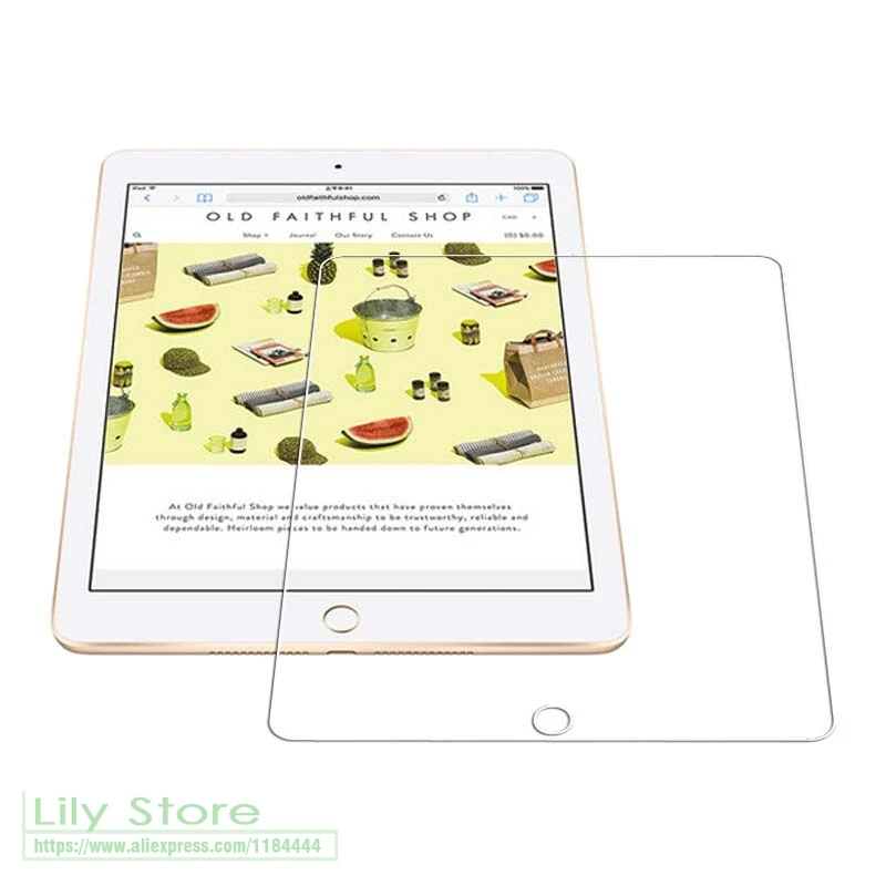 Для 2017 нового Apple iPad 9 7 модель планшета A1822 A1823 защита экрана 9H закаленное стекло A
