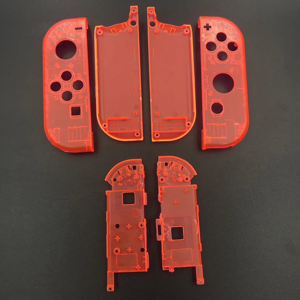 10 комплектов пластиковый чехол для корпуса Joy Con Nintendo Switch прозрачный контроллера