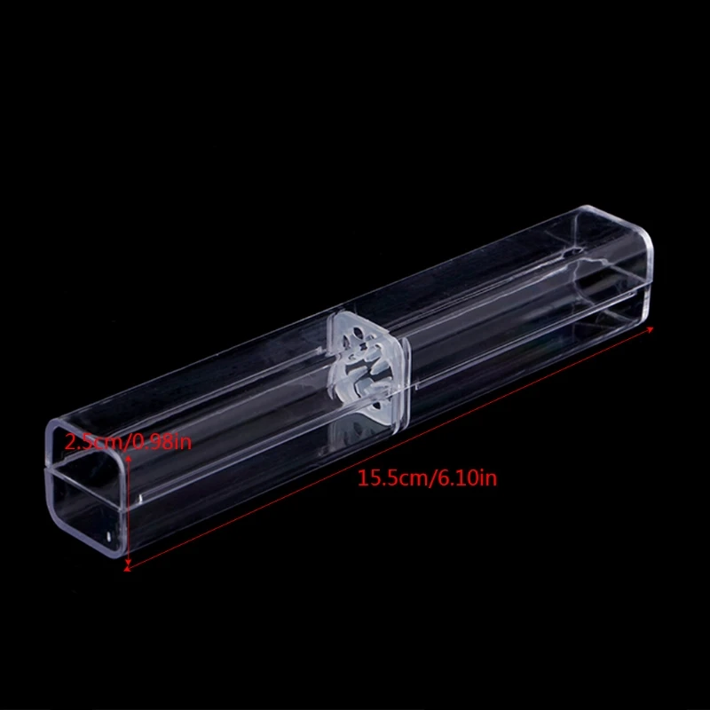 

10Pcs Acrylic Microblading Pen Box Display Storage Cases Tattoo Brow Manual Tool