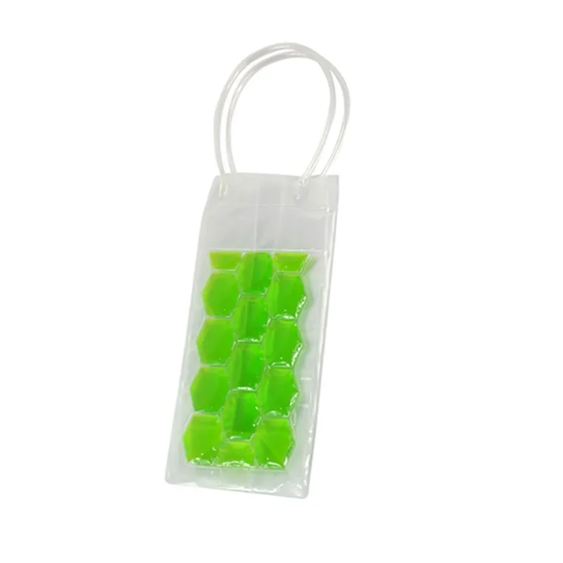 green Hifuar ПВХ бутылка для вина морозильная сумка охлаждающий охладитель сумка для льда охлаждающий гель для пива держатель барные аксессуары портативный инструмент для ликера - Цвет: green