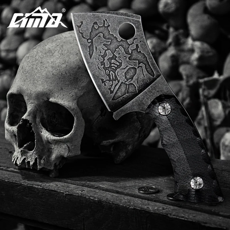 CIMA KK109 маленький нож мясника с черепом тактический нож|tactical knife|small knifeknife tactical |