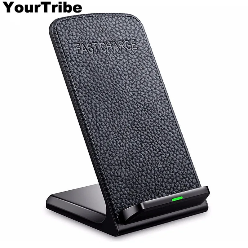YourTribe Qi Fast Wireless Charger for iPhone 8 pad Samsung Galaxy S8 Plus S7 S6 Note Charging | Мобильные телефоны и