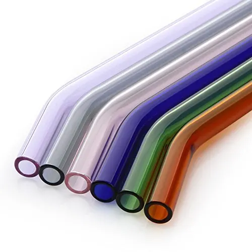 6 шт. новая специальная Изогнутая Стеклянная трубка экологическое стекло для